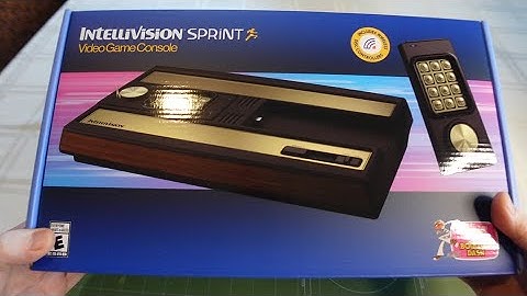 Atari Intellivision Sprint console Unboxing