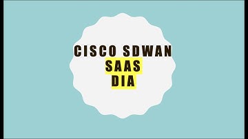 Cisco SDWAN on EVE-NG: Cloud Onramp SAAS & DIA
