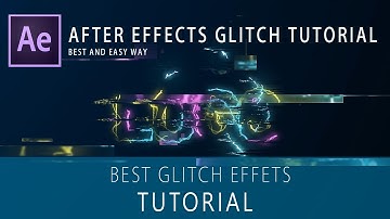 After Effects Glitch Tutorial - Glitch Effects - Easy and best Tutorial