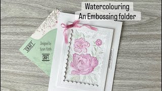 Easy … way to colour embossing folders! Craftaddictionuk.. coupon code .. Susan 5 