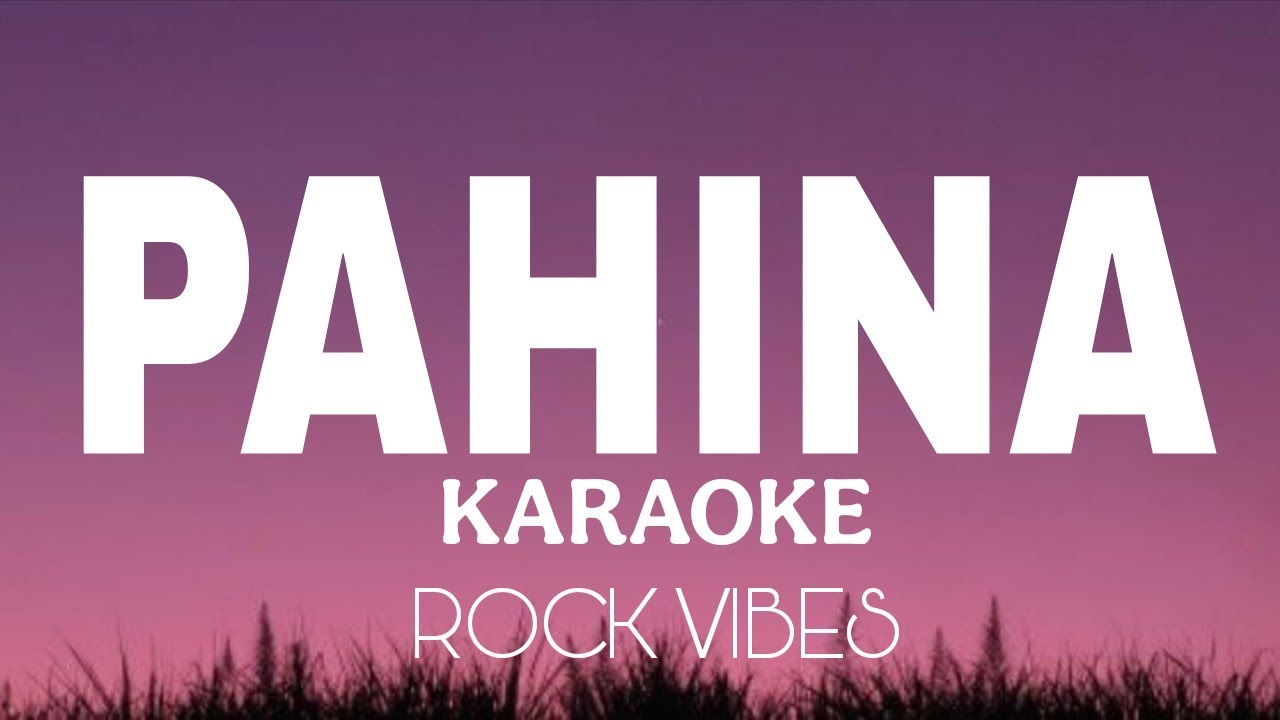 PAHINA - KARAOKE | Hype Raker Cover | Rock Version" pillow Hype 
