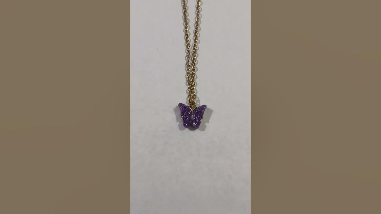 cute beautiful chain with butterfly pendant #fashion #necklace #accessories #jewelry #butterfly cute beautiful chain with butterfly pendant #fashion #necklace #accessories #jewelry #butterfly