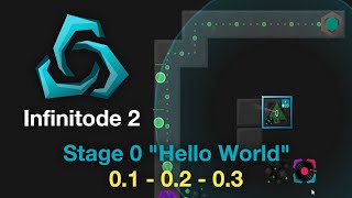 Infinitode 2 Walkthrough #1 - Stage 0 "Hello World" || Infinity Tower Defence Gameplay No Commentary screenshot 2