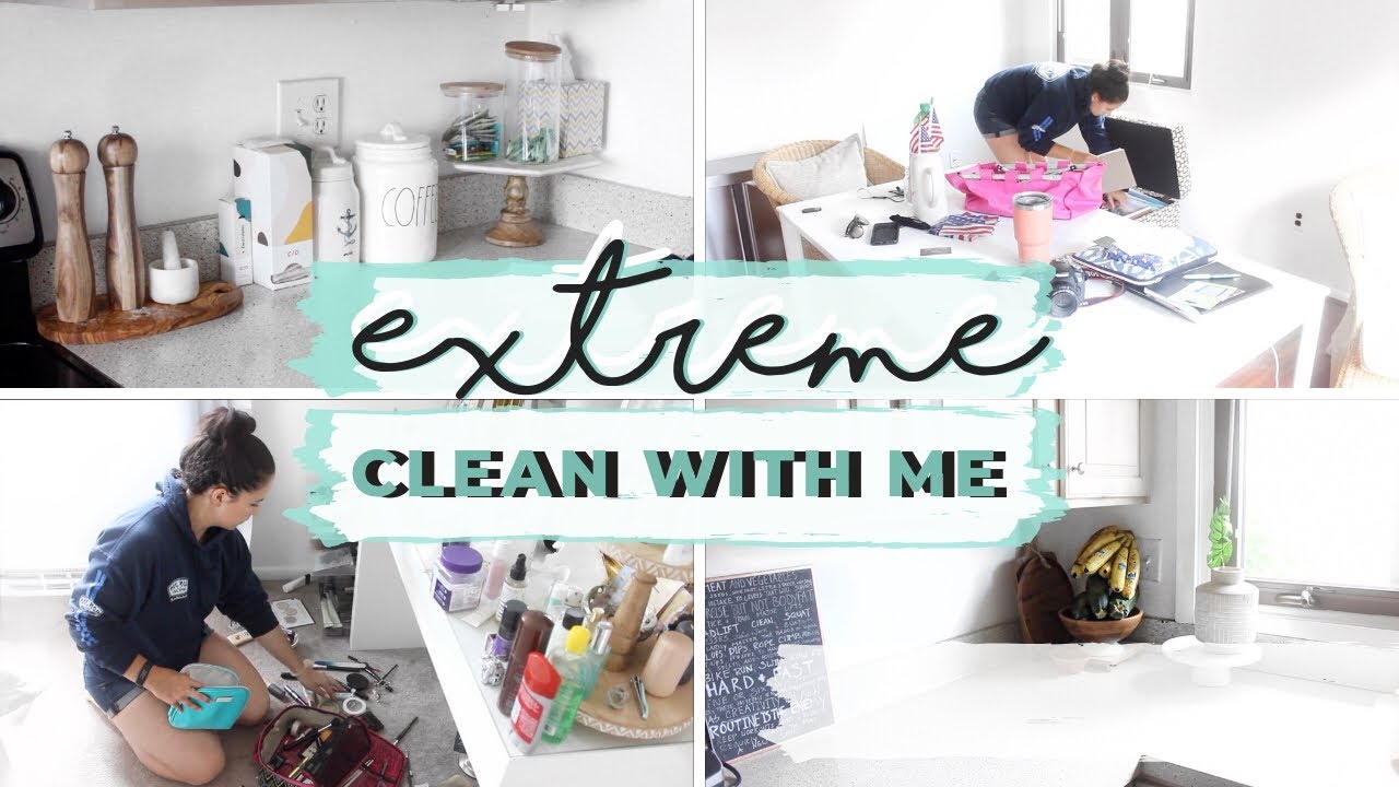 Extreme CLEAN WITH ME | Clean My Whole House | Cleaning Motivation 2019 ...