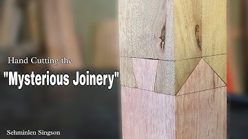 The Mysterious Joinery | Amazing wood joint with Chisel