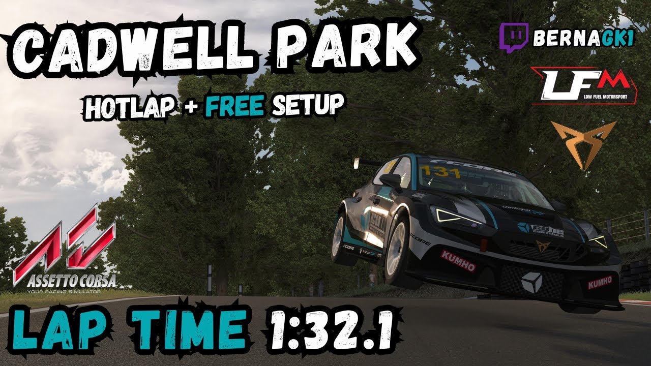 LEON CUPRA TCR | CADWELL PARK 1:32.1 | HOTLAP + FREE SETUP | AC