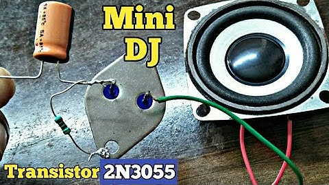 Most Powerful audio amplifier with single transistor | 2n3055