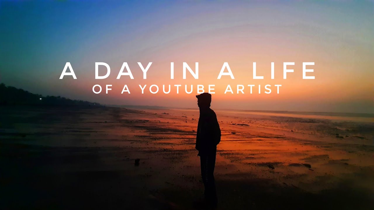 A DAY IN THE LIFE OF YOUTUBE ARTIST - YouTube