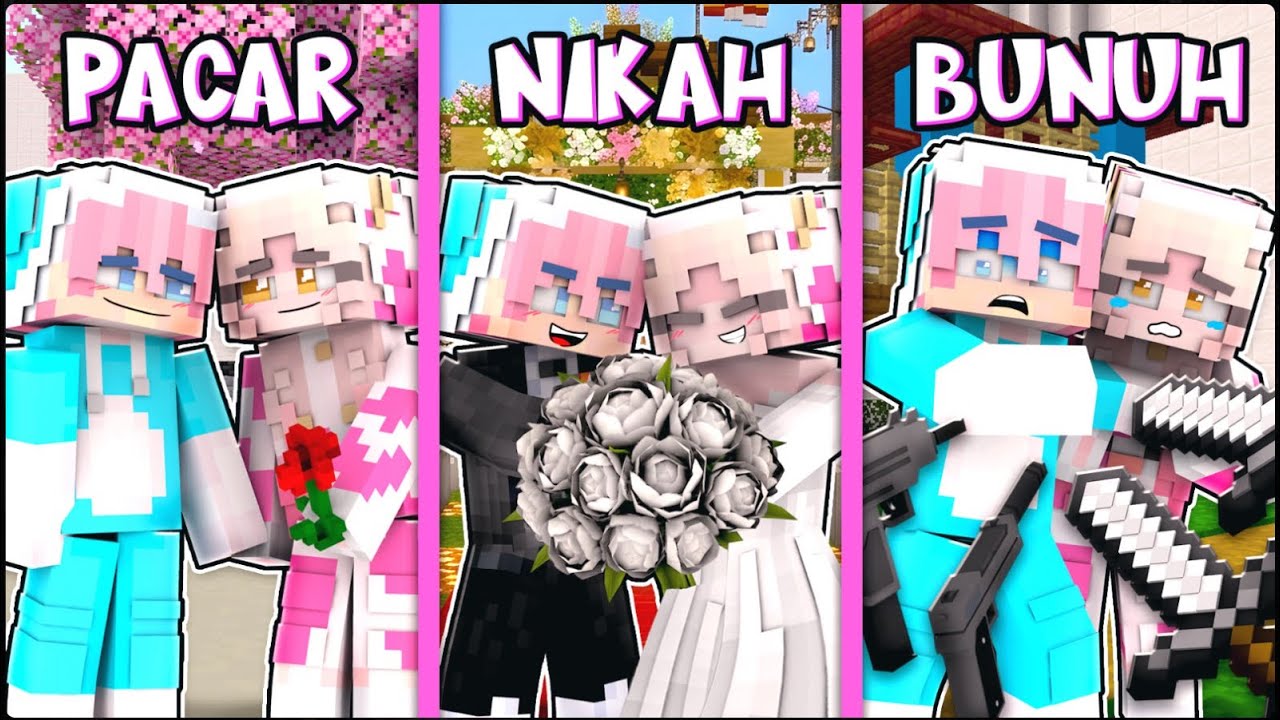 MOMON & ATUN, PACARAN MENIKAH SAMPAI di KILL | MINECRAFT @BANGJBLOX 