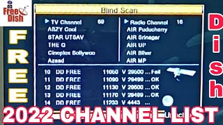MPEG 4 CHANNELS LIST DD FREE DISH BOX | DD FREE DISH 2022