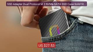SSD Adapter Dual Protocol M.2 NVMe SATA SSD Case Solid State Drive... — Best Deal 2026 | Shop Now!