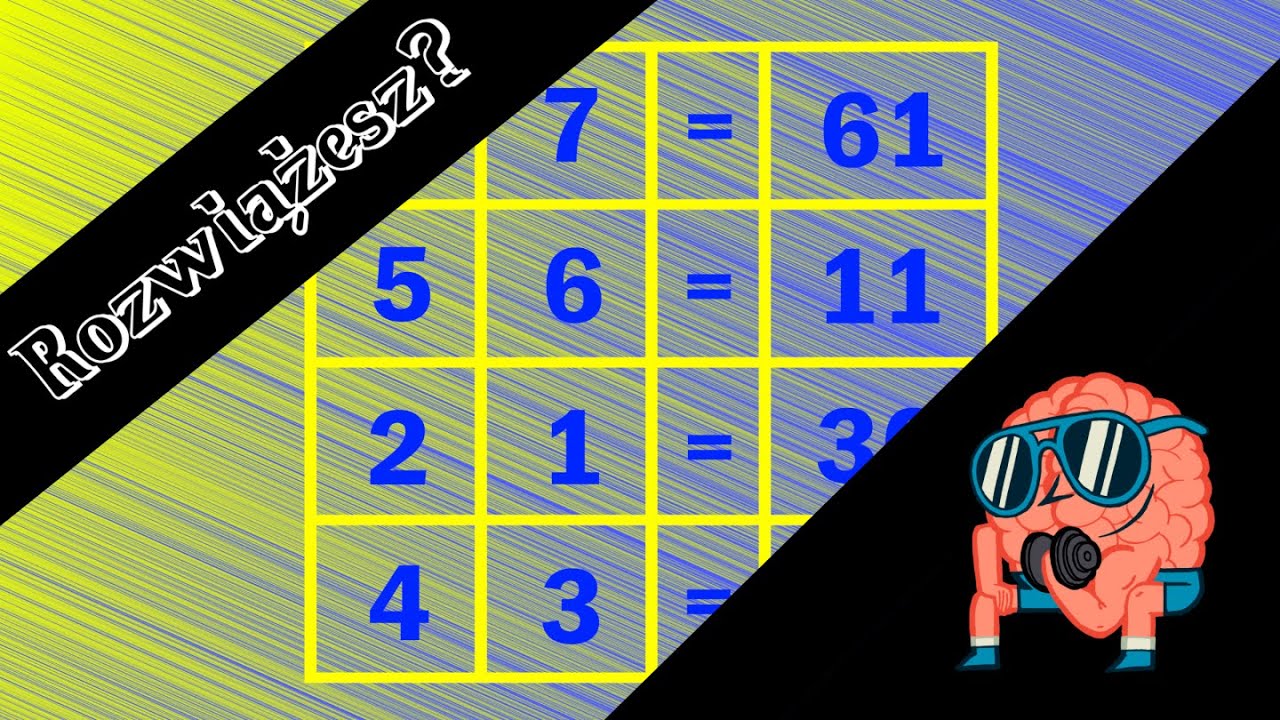 Zagadki Logiczne Na Inteligencje Dla Doroslych Zagadka logiczna i matematyczna podniesie IQ, test na inteligencje