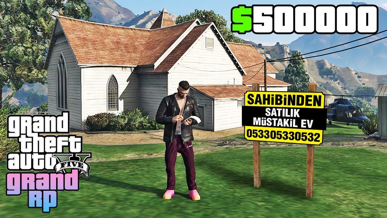 GTA 5 GRAND RP DE EV NASIL ALINIR ? EV SİGORTASI NASIL YAPTIRILIR ?