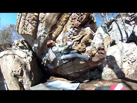 Beta Video for climb Bosley Traverse v9, Stone Fort