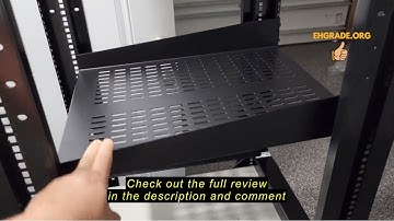 Review StarTech.com 2U Server Rack Shelf - Universal Vented Rack Mount Cantilever Tray for 19" Netwo