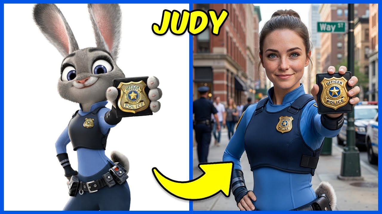 🦊 Personajele din ZOOTROPOLIS 2 Versiunea Umană+ 🔊 Ghicește Personajele din Zootopia 2 După Voce 🐰