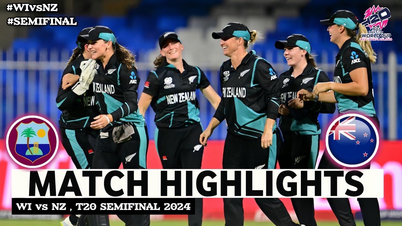 ICC Women's T20 World Cup 2024 | West Indies vs New Zealand |Full ...