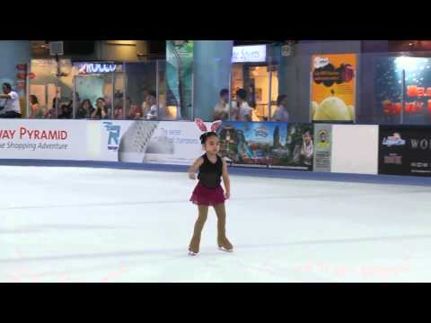 Vicky wu on ice in Malaysia.