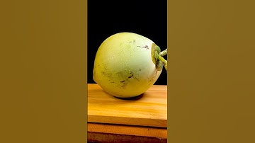 Perfect ASMR | Coconut Cutting Skills #fruit #coconut #cuttingskills #asmr #shorts