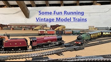 Vintage Tri-ang Hornby And Wrenn Running Action On The Tri-ang Super 4 Mainlines. All The Best Folks