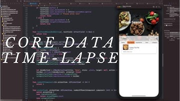 Core Data Time-lapse Project (Becoming an iOS Developer)