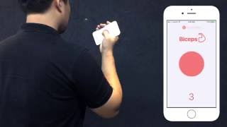 ProtoPie Demo: Design Smart Gym Equipment: Smartphone dumbbell exercise app screenshot 3