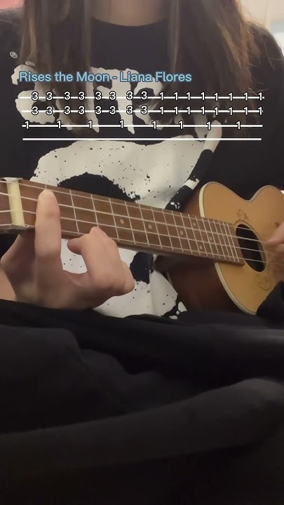 How To Play Rises The Moon On Ukulele Rises the moon - Liana Flores Ukulele tutorial/cover - YouTube