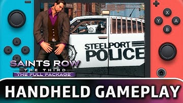 Saints Row: The Third | 10 Minutes in Handheld MODE on Switch