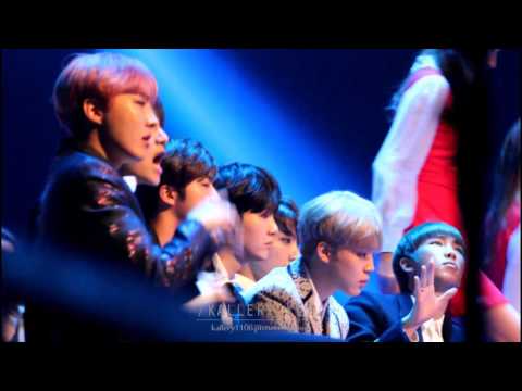 [FANCAM] 161202 BTS reaction to Dean, Crush, Zico @2016 MAMA In HK