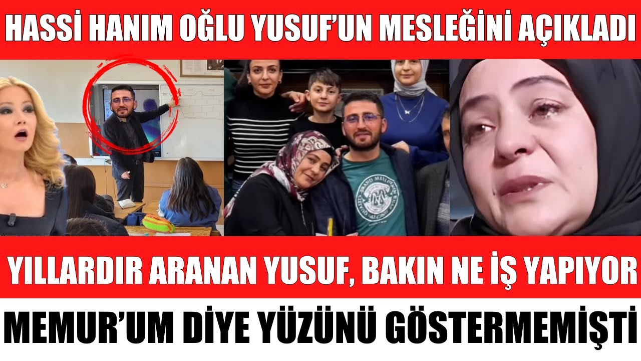 MÜGE ANLI HASSİ HANIM'IN OĞLU YUSUF'UN MESLEĞİ ORTAYA ÇIKTI GERÇEK HERKESİ ŞAŞIRTTI İŞTE BÜYÜK SIR