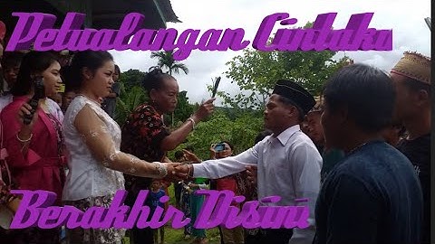 Peneguhan Nikah Adat Sistim Ticak Kacang Dayak Siang Ud Danum