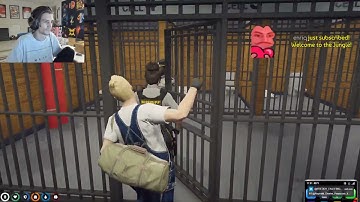 xqc rolls adept in jail | GTA 5 RP NoPixel 3.0