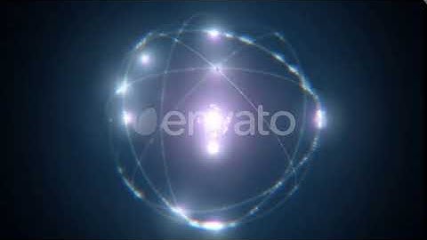 Blue Atomic Nucleus VJ Loop | Motion Graphics - Envato elements