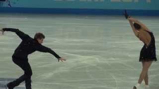 Elena Ilinykh and Nikita Katsalapov practice FD Sochi 2014 Winter Olympics (Olympic Games)