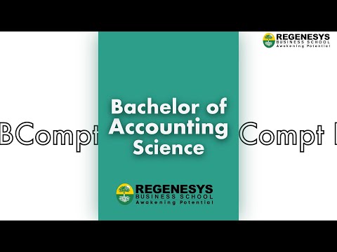 Bachelor of Accounting Science(BCompt) | Regenesys | Top Business & Management School | South Africa