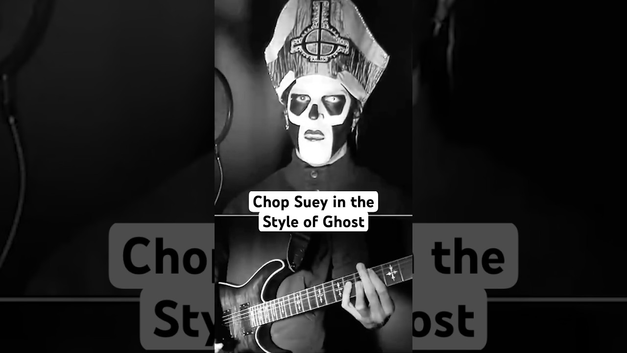 Chop Suey in the style of Ghost #systemofadown #ghostband #shorts