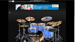 Goyang Nasi Padang - Duo Anggrek ( Cover Virtual Drumming)