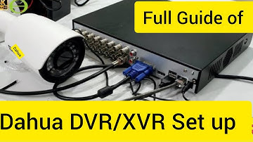 Dahua Digital Video Recorder (DVR) - Step by Step Tutorial || Dahua XVR/DVR camera server setup