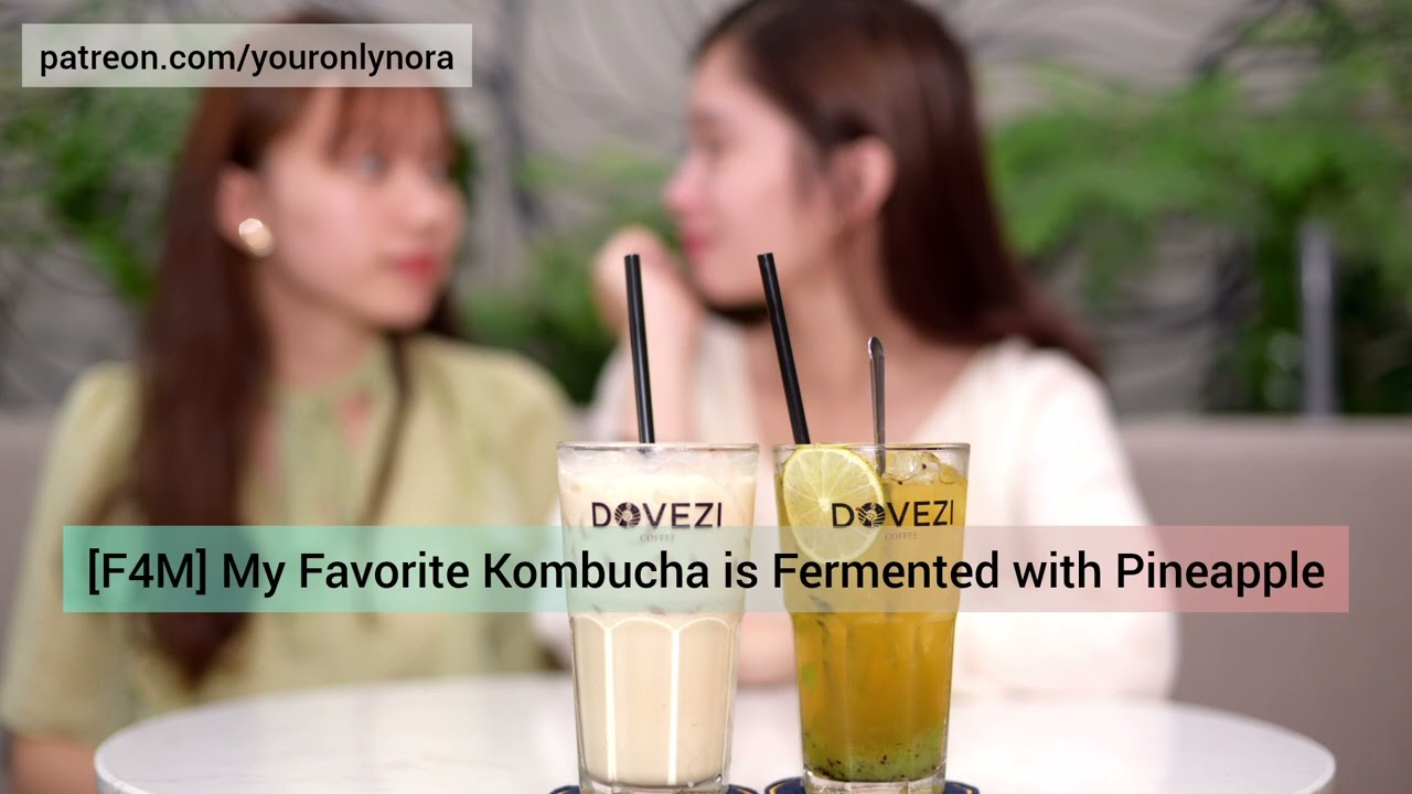 [F4M] Asian Girlfriend ASMR Roleplay | Mouth Sound while Talking About Pineapple Kombucha