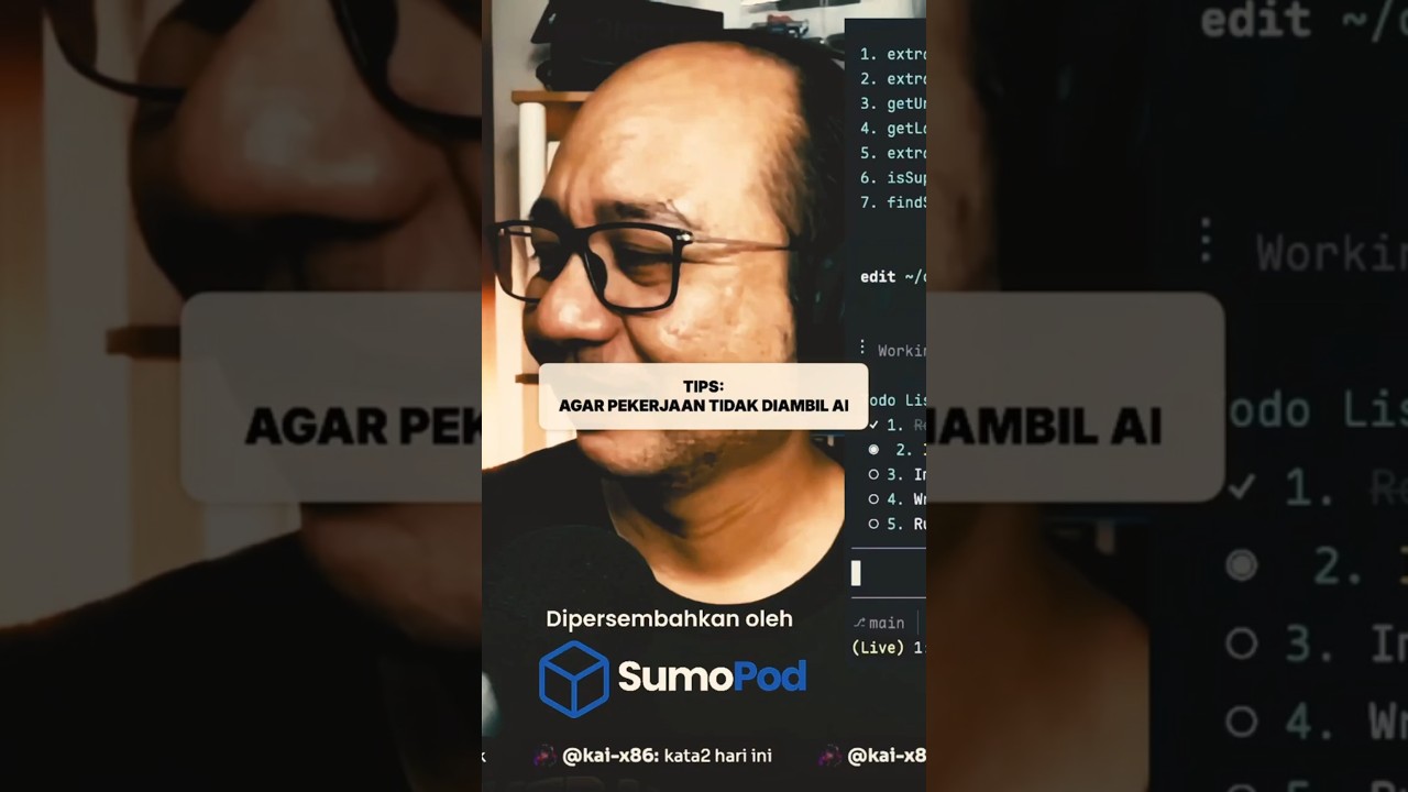 Cuplikan video: Tips agar pekerjaan tidak diambil AI 🤡