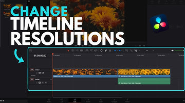 Davinci Resolve Tutorial How to Change Project Timeline Resolution