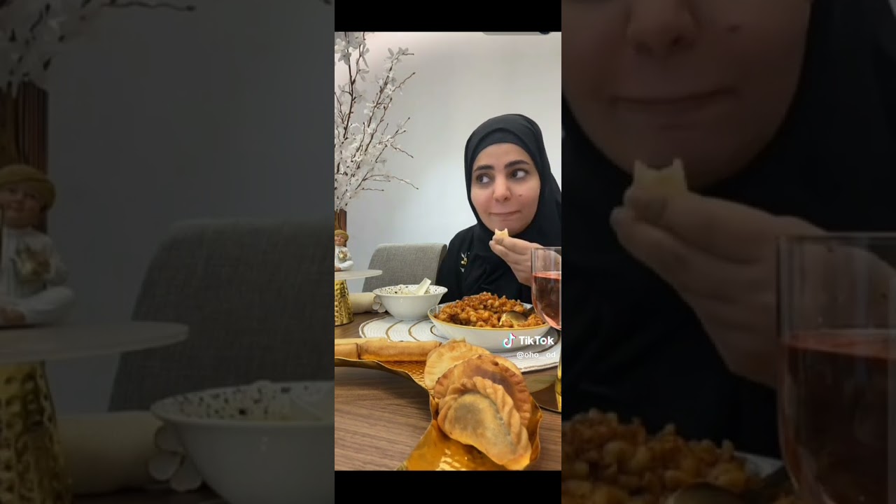 فطور 1 يوم رمضان شيخه الماجد 😍🌙