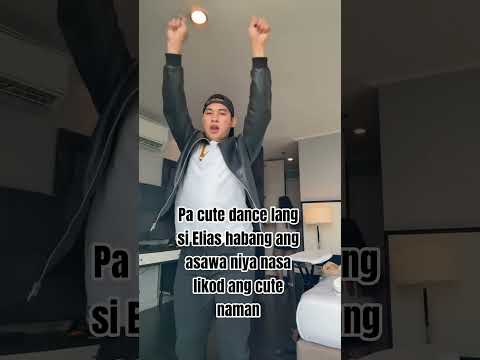 Pa cute dance lang si Elias habang ang asawa niya nasa likod ang cute naman