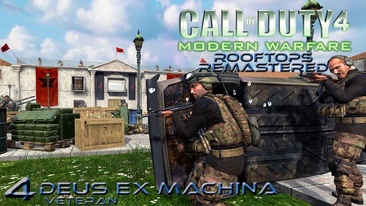 Cod 4 Rooftops Call of Duty 4 Rooftops Remastered: Deus Ex Machina Veteran Gameplay ...