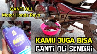 Cara Ganti Oli Sendiri Pada Motor Revo Mudah Sekali Pemula Pasti Bisa