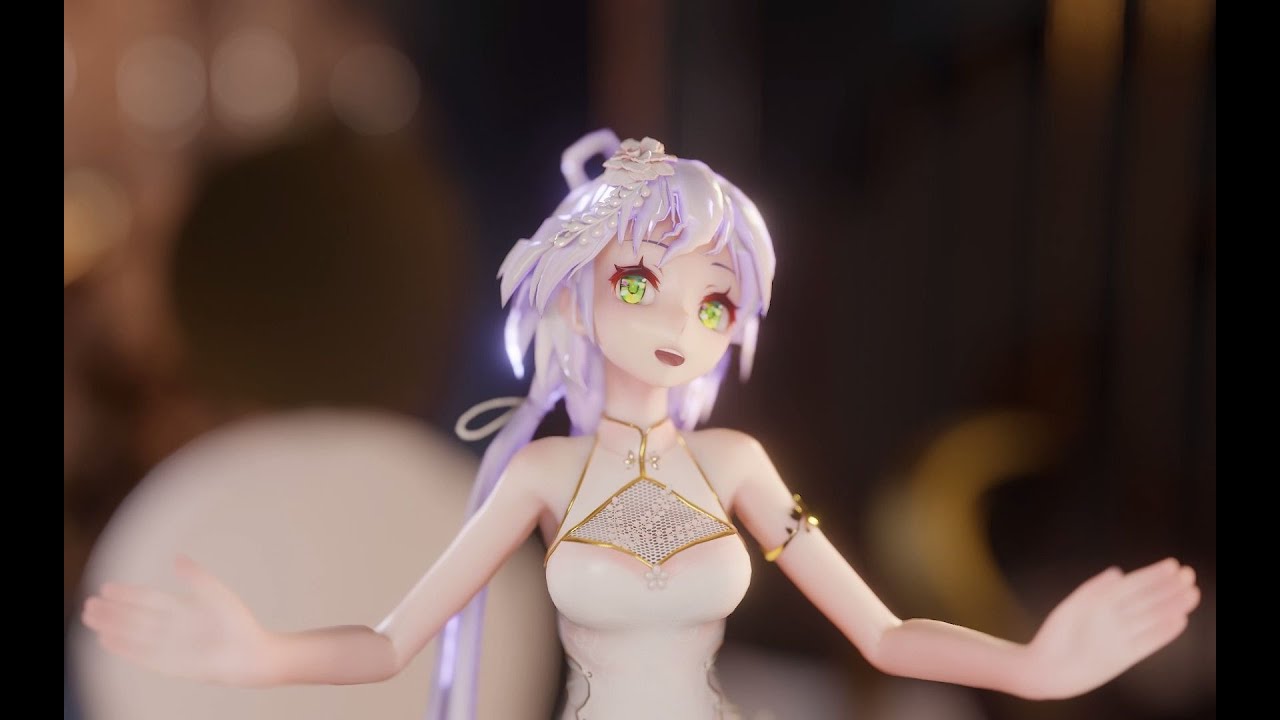 【VOCALOID MMD／4K／60FPS】Luo Tianyi【与梦盛开】