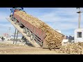 World Amazing Modern Dump Truck At New Level - Dangerous Dump Truck Heavy Equipment Machines Working
