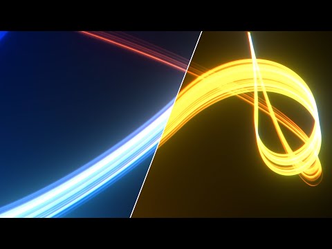4K/HD Animated Background | Light Trail Effect