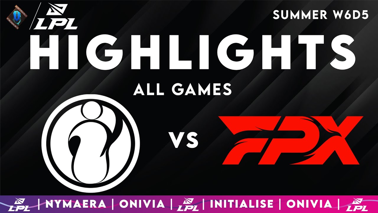 IG vs FPX Highlights ALL GAMES LPL 2025 Split 3 Invictus Gaming vs FunPlus Phoenix by Onivia