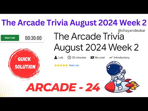The Arcade Trivia August 2024 Week 2 | Quiz Solutions | Arcade24